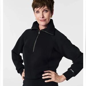 NWT SPANX AirEssentials Half-Zip Mother’s Day Sweatshirt